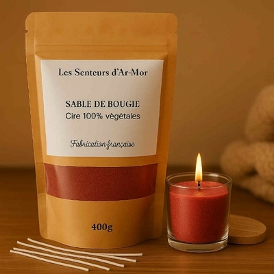 sable de cire rouge