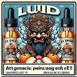 e-liquide ice thé pêche avec glace neige