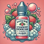 e-liquide saveur chewing gum fraise