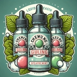 e-liquide chewing gum menthe verte