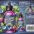 étiquette pour flacon e-liquide saveur myrtille et cassis enrobé dune fraîcheur