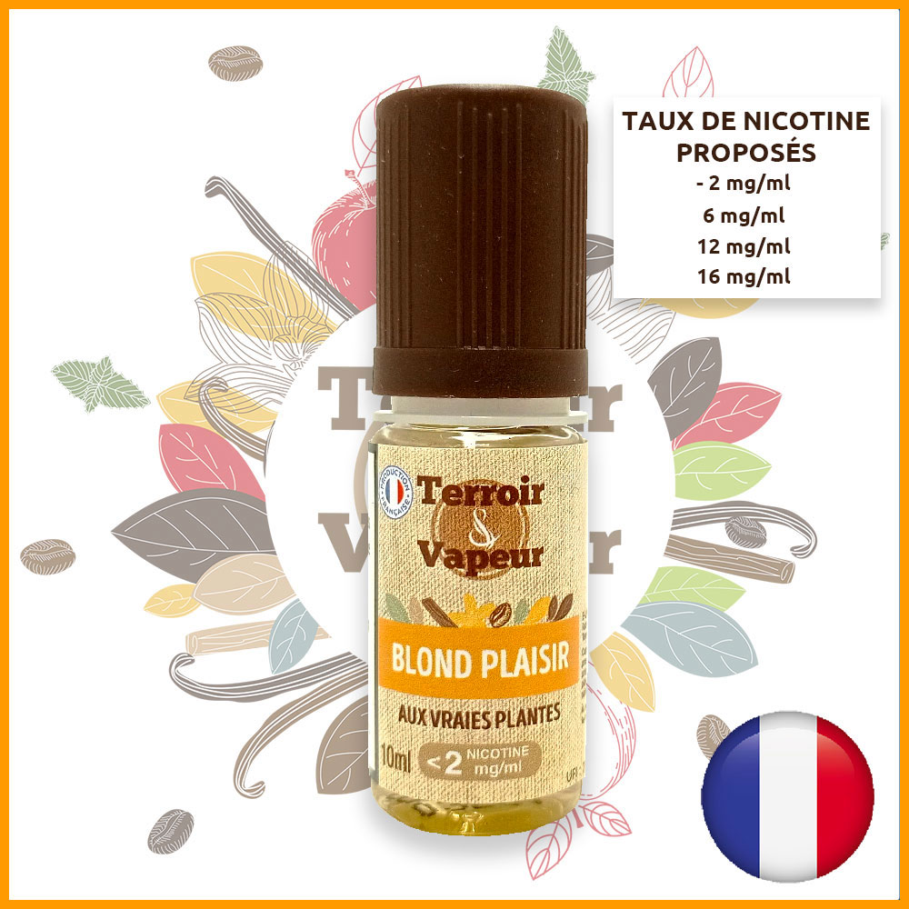 Blond Plaisir taux de nicotine