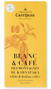 Tablette de chocolat Blanc et café