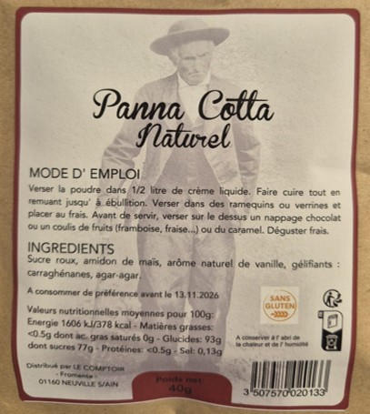 Panna Cotta naturel