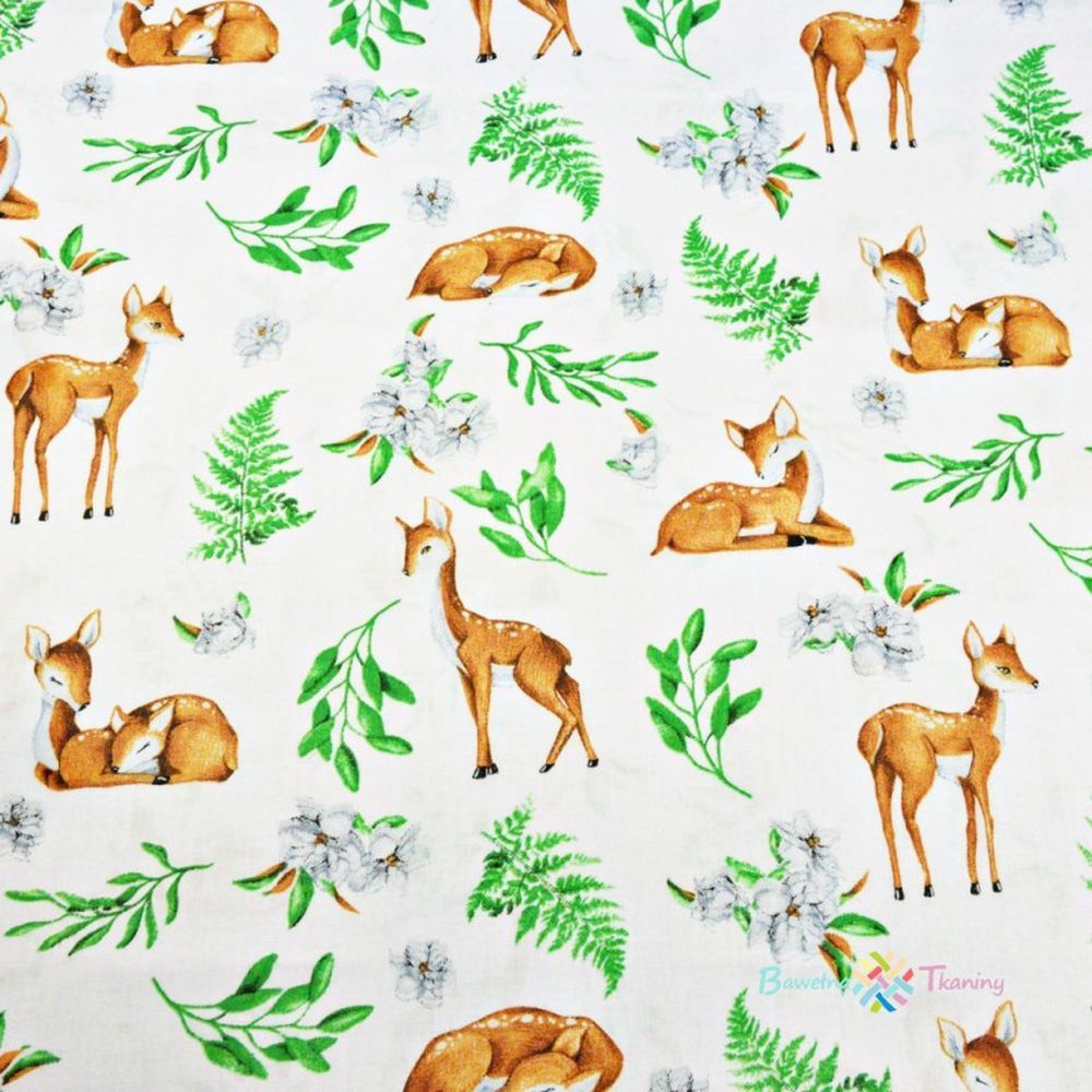 cotton-deer-with-leaves-on-a-white-background