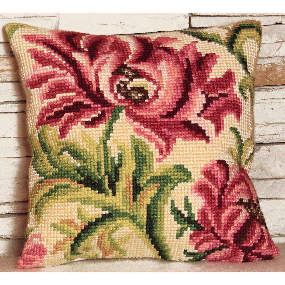 Coussin Rose Sauvage - CDA-5010