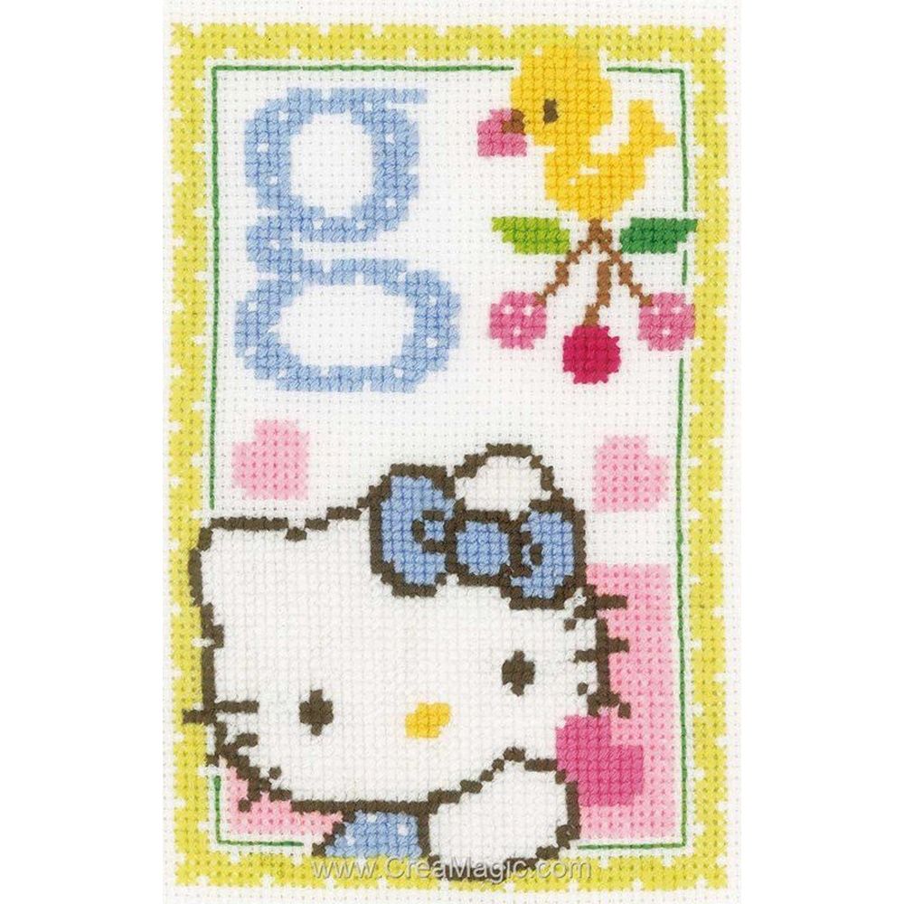 Hello Kitty lettre G  0149531 Vervaco