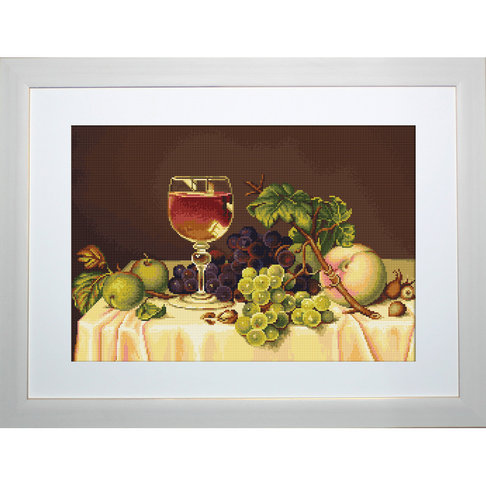 Kit broderie Luca-S Nature morte aux fruits B482 en vente sur www.la-brodeuse.com