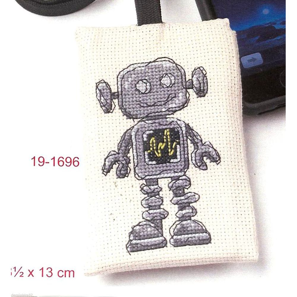 Pochette pour portable  robot  19-1696  Permin