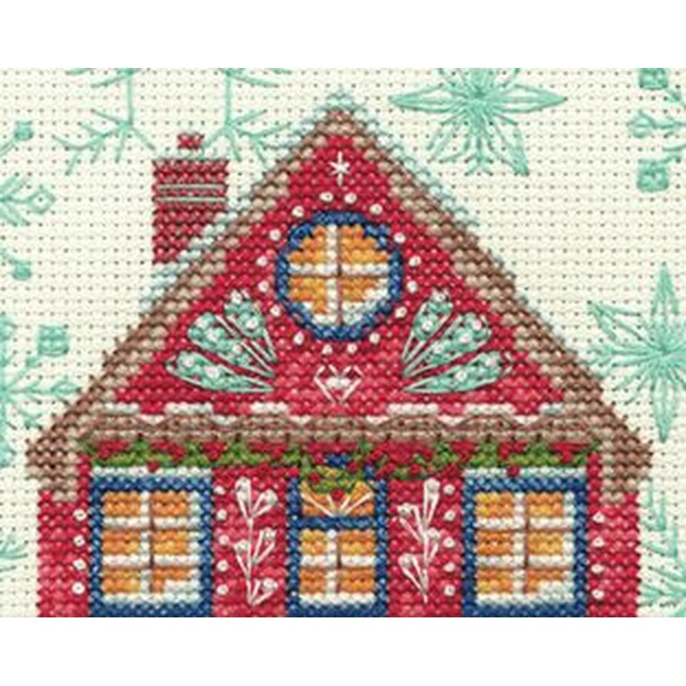 Kit Broderie Point De Croix Dimensions - Motif Bocaux Et Bouteilles - 30,5x25,4 Cm
