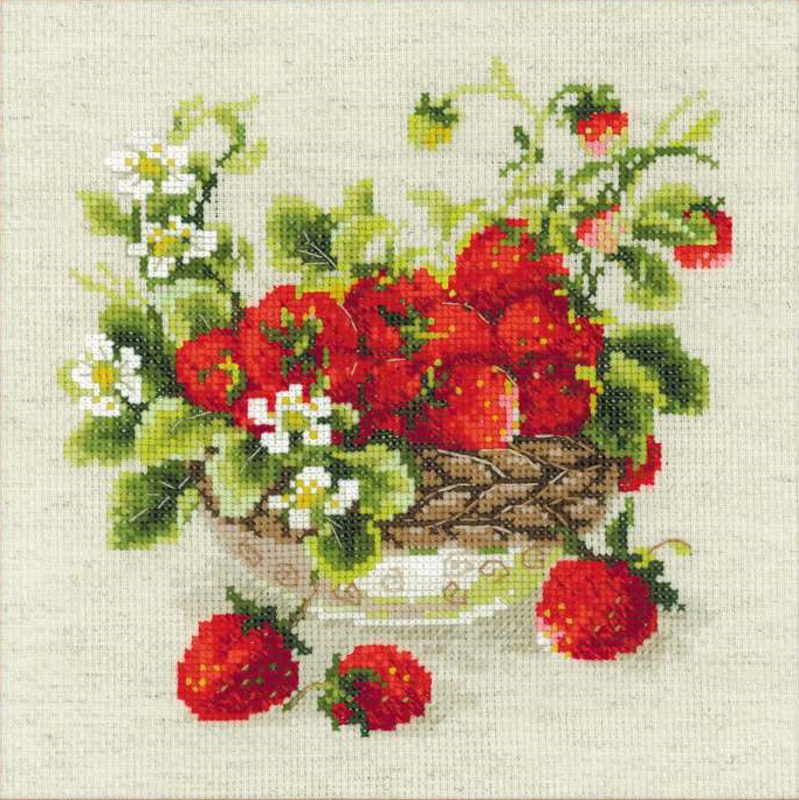 Panier de fraises - Riolis 1449