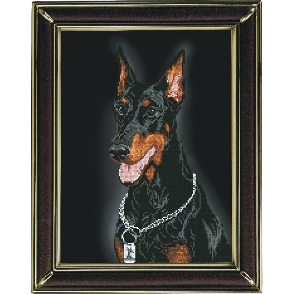 Dobermann Kit broderie 40811 de Krasa i Tvorchist en vente sur www.la-brodeuse.com