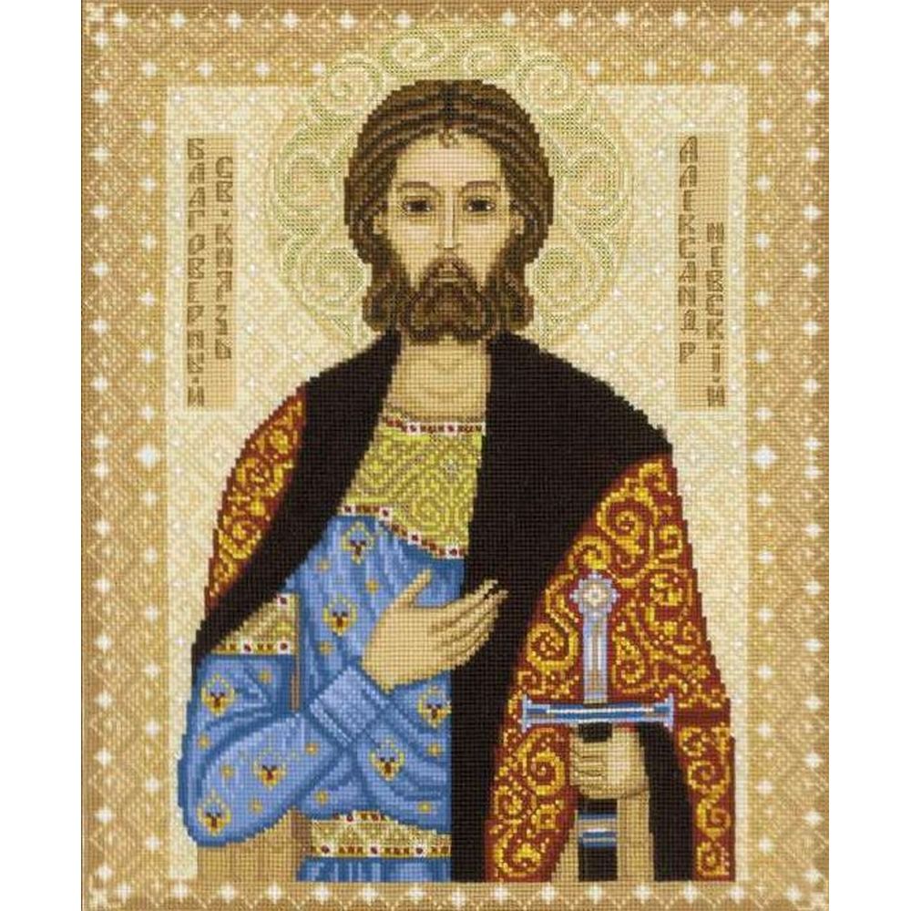 Icône St. Alexandre Nevski  1424  Riolis