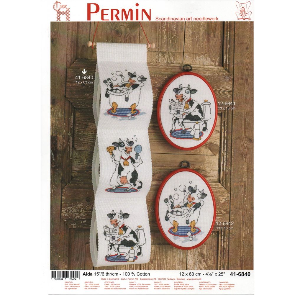 Permin 41-6840 b - kit point de croix compté - La Brodeuse