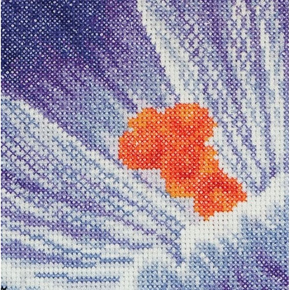 Thea Gouverneur 487A - crocus - kit point de croix compté - La-Brodeuse - 1