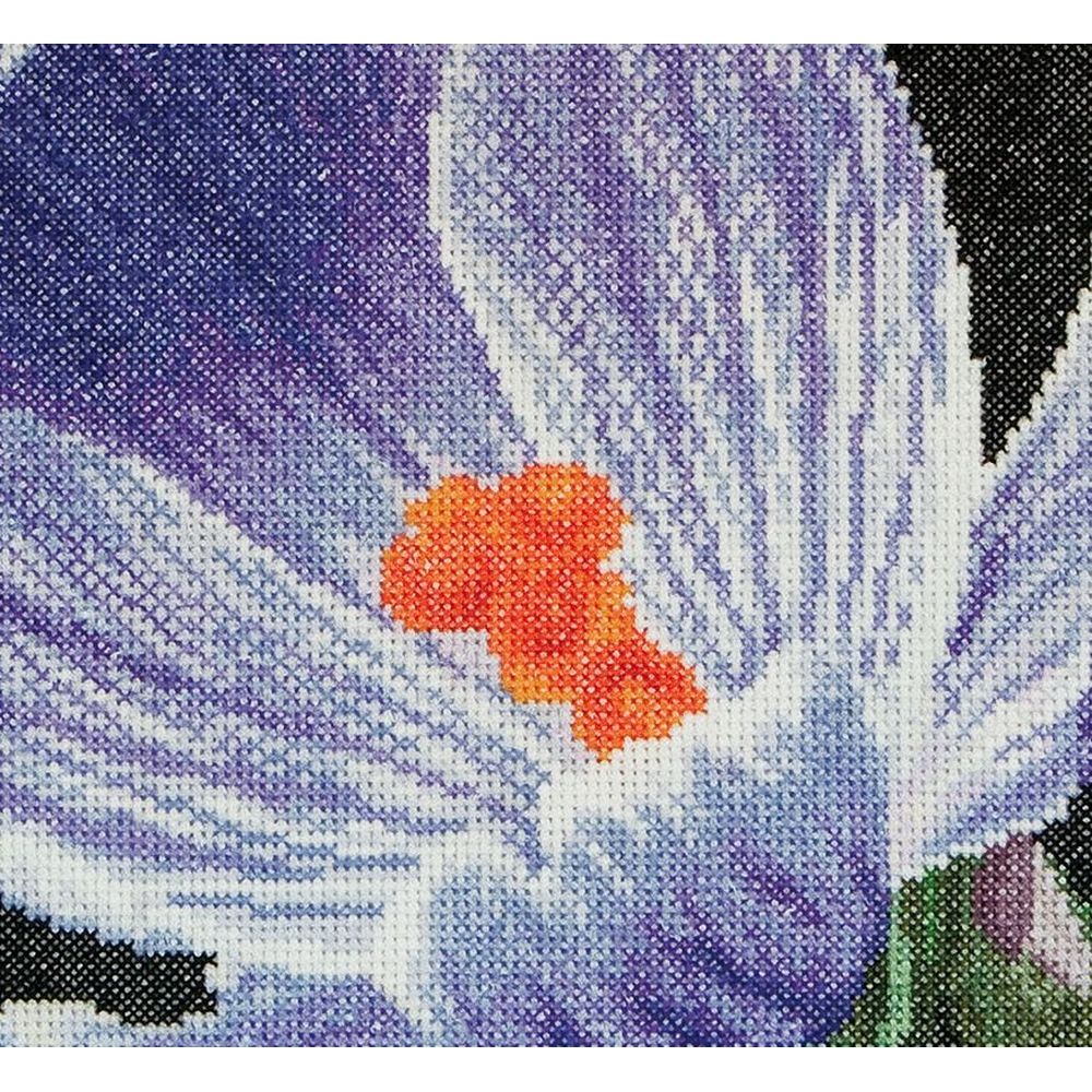 Thea Gouverneur 487A - crocus - kit point de croix compté - La-Brodeuse - 2