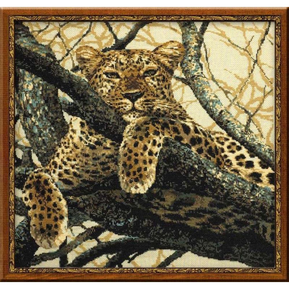 Riolis 937 - léopard - kit point de croix compté -