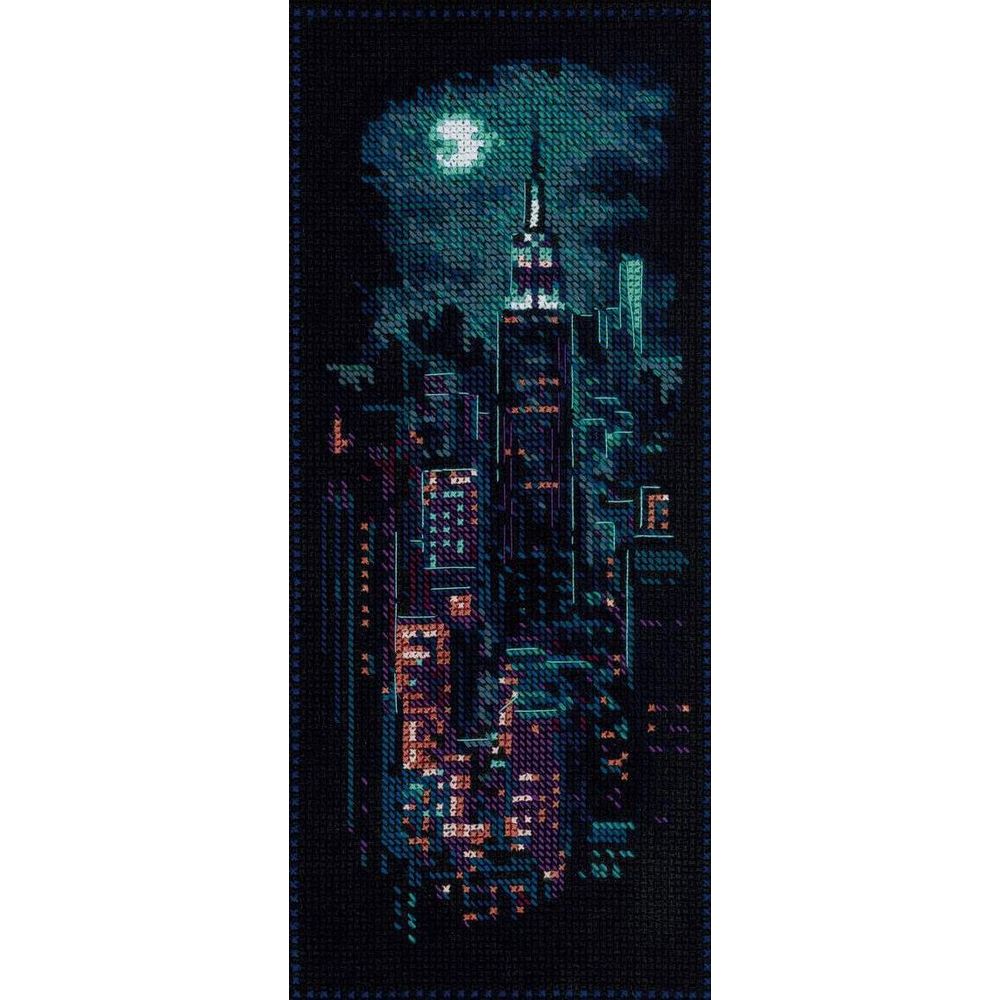Riolis 1992 New York la nuit kit point de croix compté 2