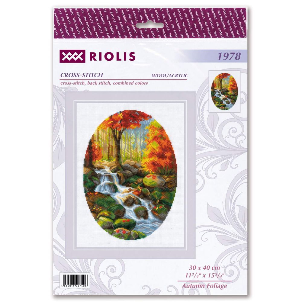Riolis 1978 Feuillage dAutomne kit point de croix 1