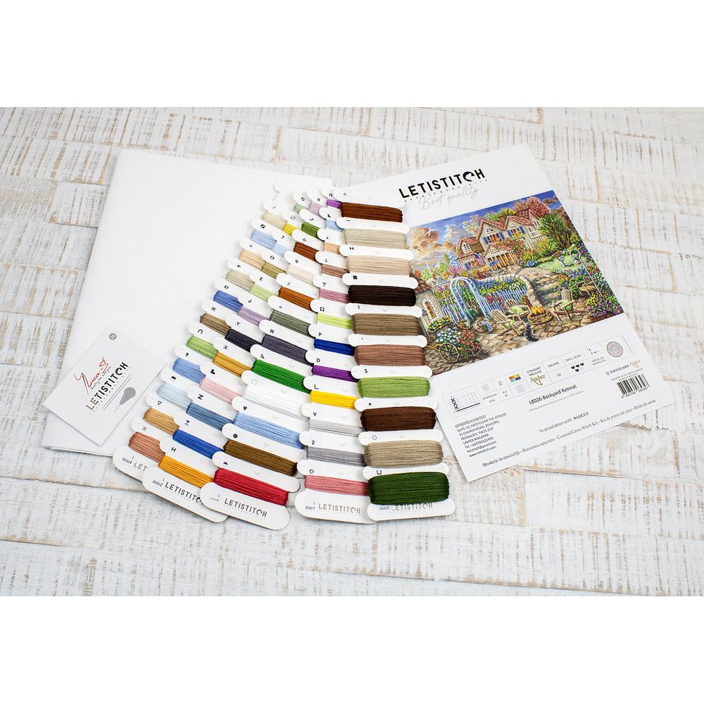 Letistitch 8026 - kit point de croix compté - 1