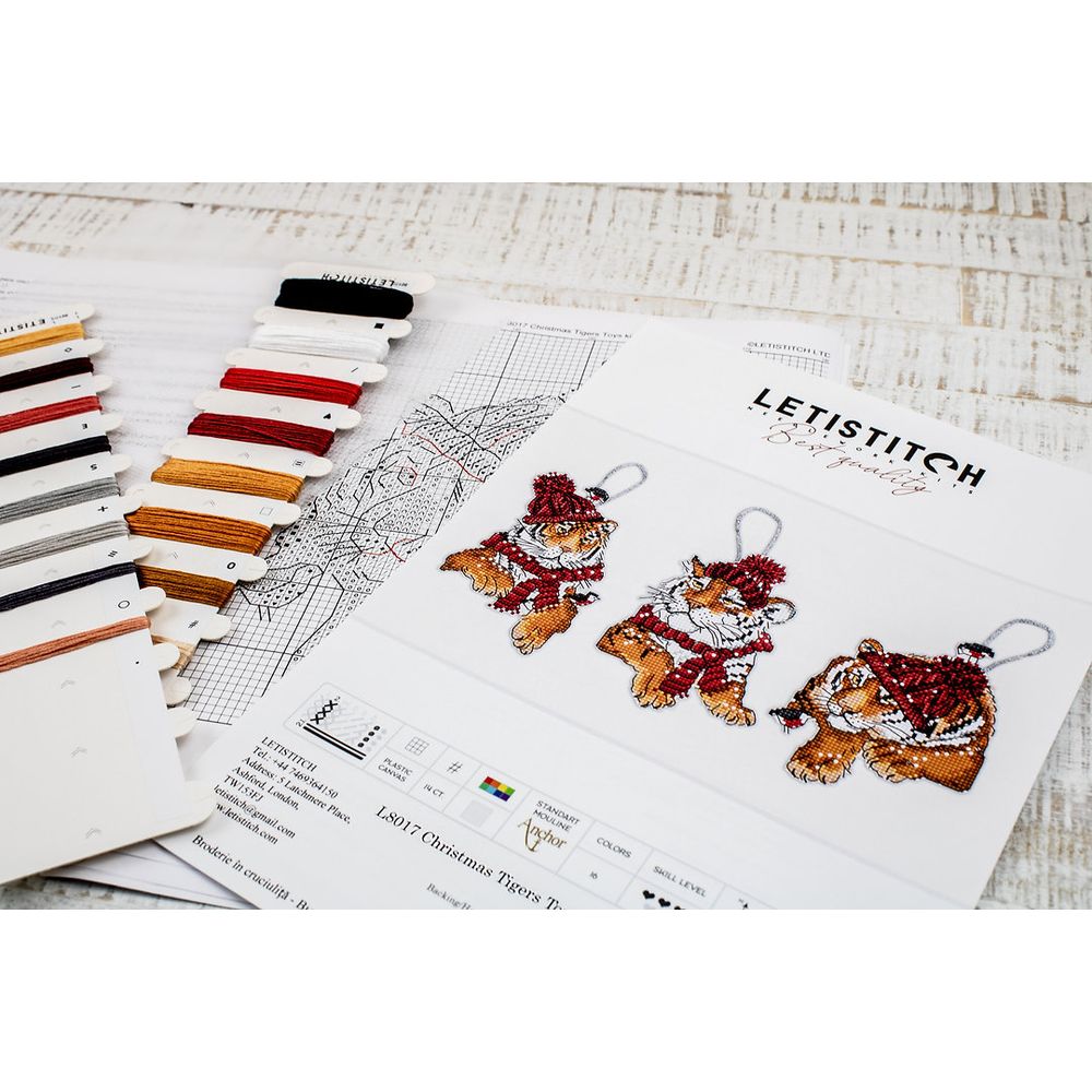 Letistitch 8017 - kit point de croix compté - 1