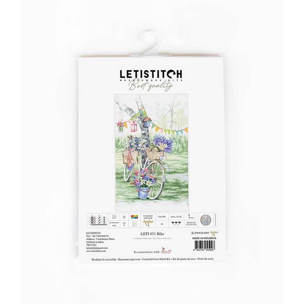 Letistitch 971 - kit point de croix compté - 3