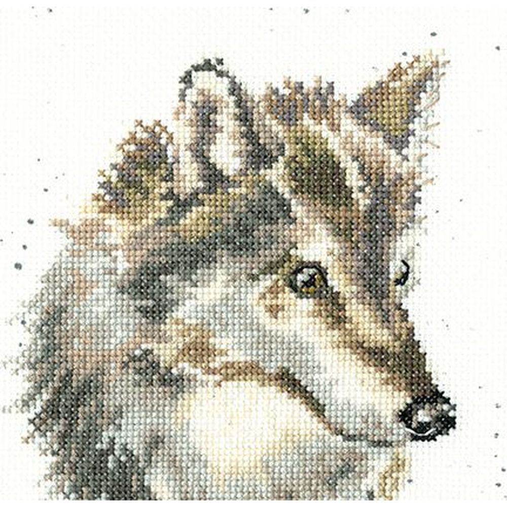 Bothy threads XHD94  Meute de loups  kit point de croix compté  1