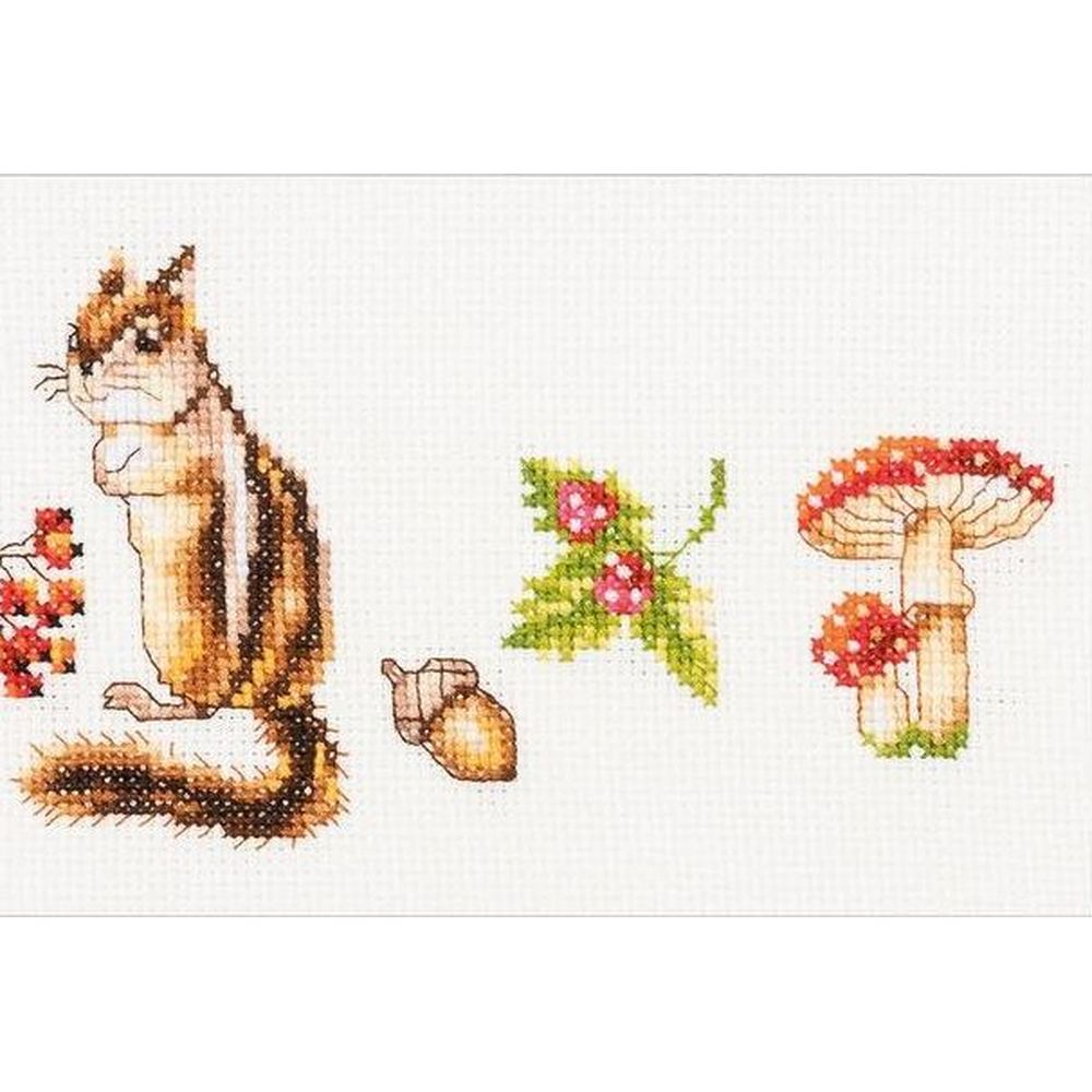 Dutch Stitch Brothers DSB009 lin Amis de la Forêt kit point de croix compté 3