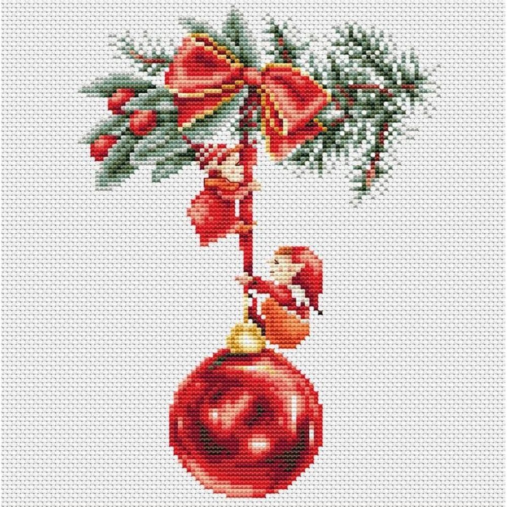 Lutins de noël  DSB018 lin  Dutch Stitch Brothers