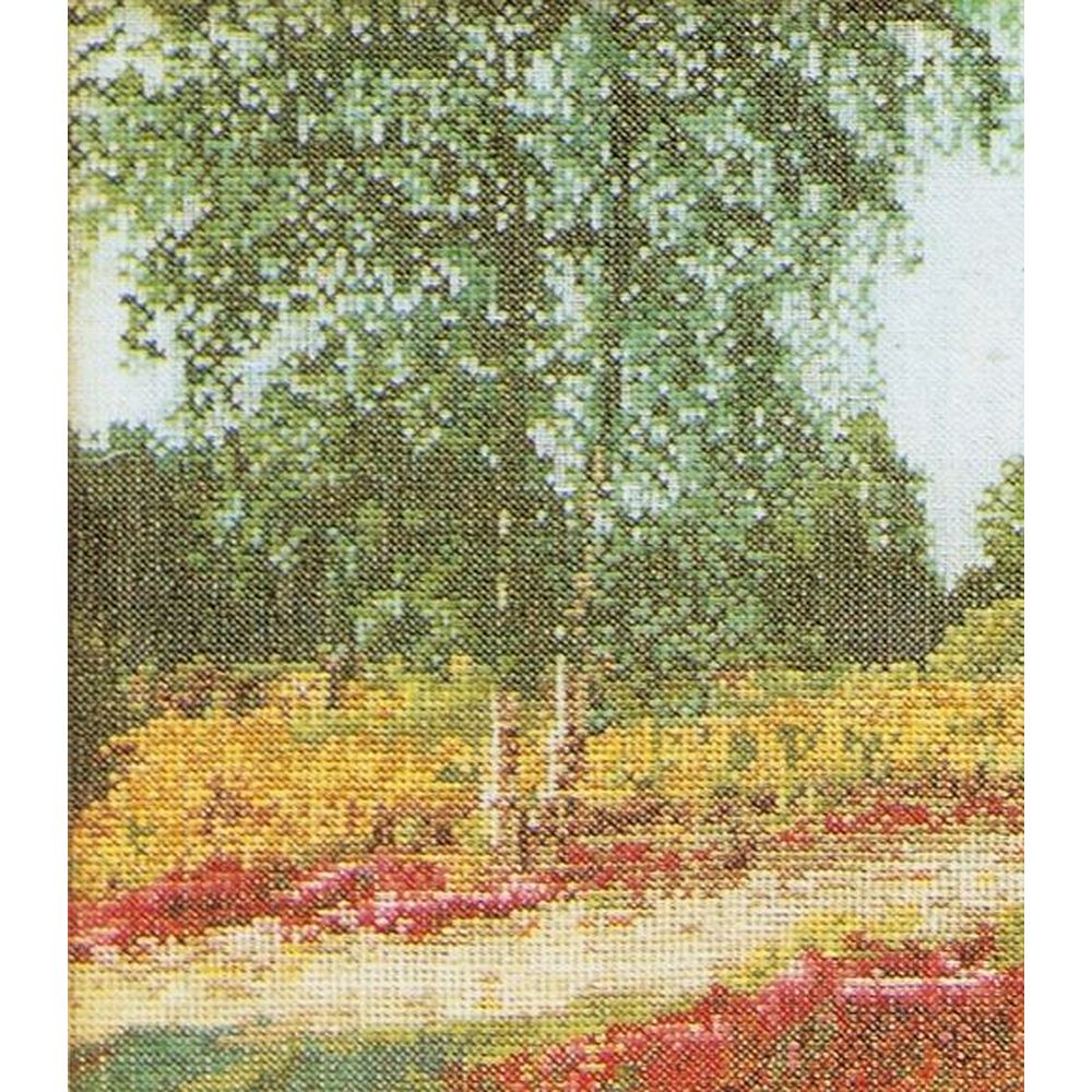 Thea Gouverneur 1051 - kit point de croix compté - paysage de bruyère - 1