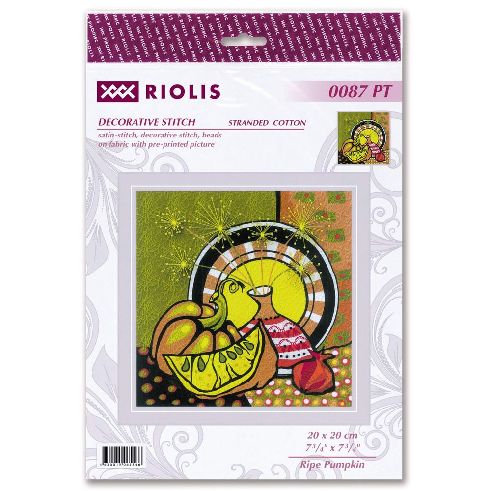 Riolis 0087PT - kit point de croix compté - Citrouille mûre - 1