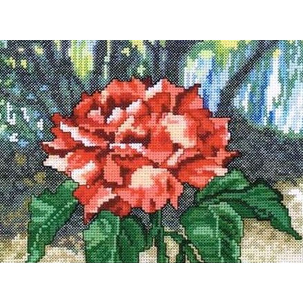Permin 90-9105 - kit point de croix compté - Roses - 2