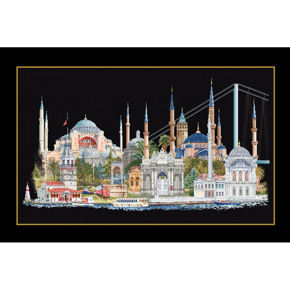 Thea Gouverneur 479 -05 - kit point de croix compté - Istanbul