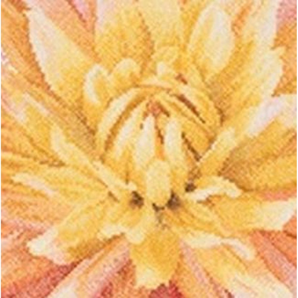 Thea Gouverneur 441   kit point de croix compté  Dahlia  2