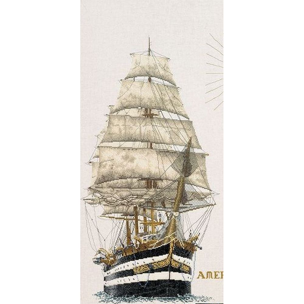 Thea Gouverneur 2080 Sail - kit point de croix compté - La Brodeuse - 2