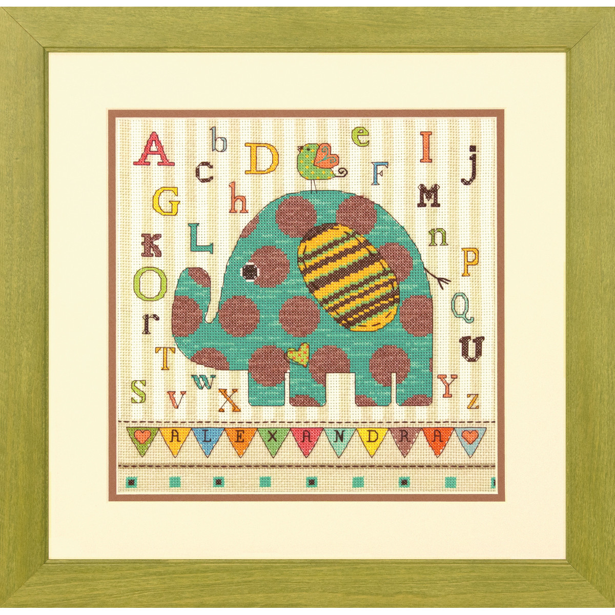 Baby Elephant ABC - Dimensions 70-73988 - Kit broderie point de croix