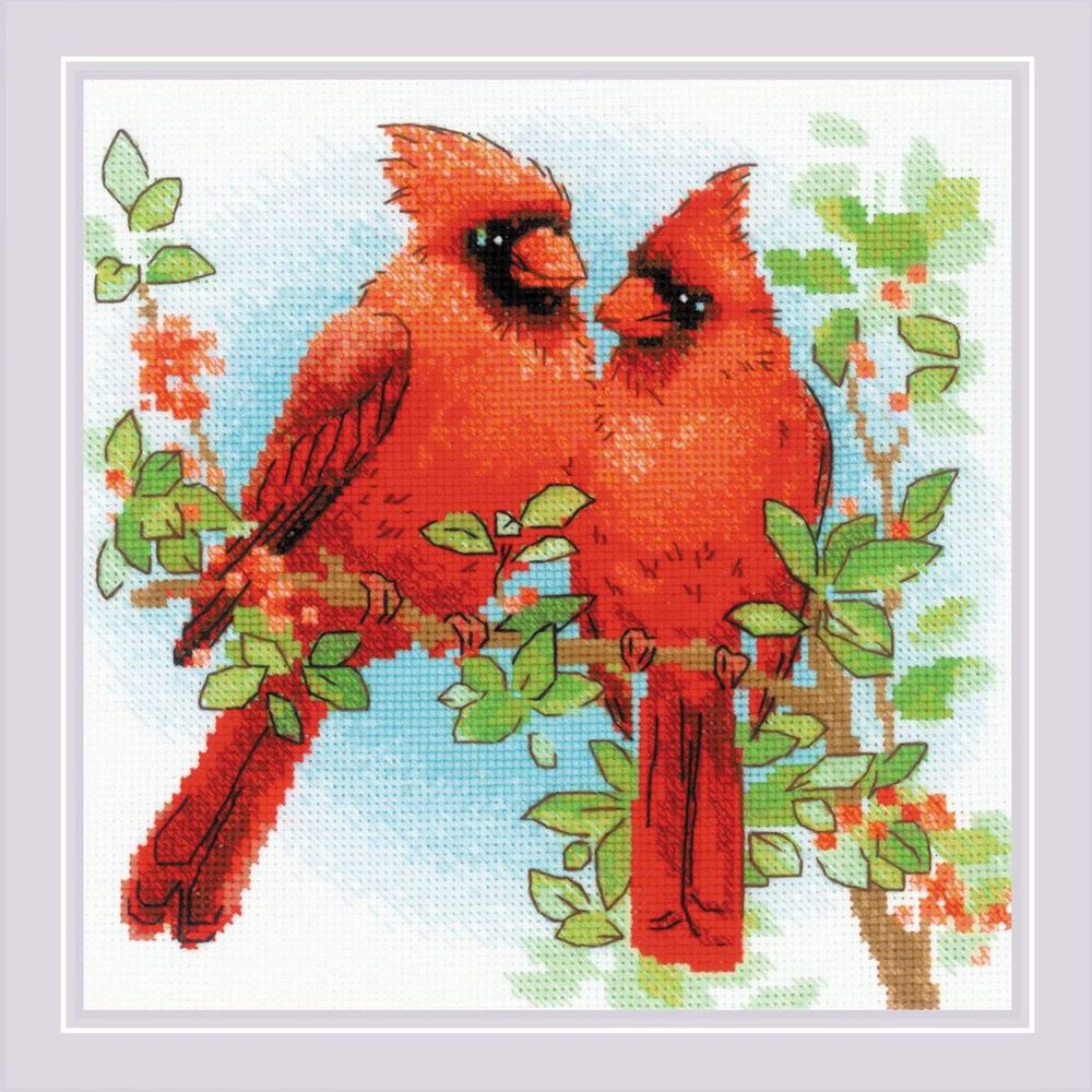 Kit Broderie Point De Croix Riolis 1741 - Jouer à La Maison - Enfant - Neuf