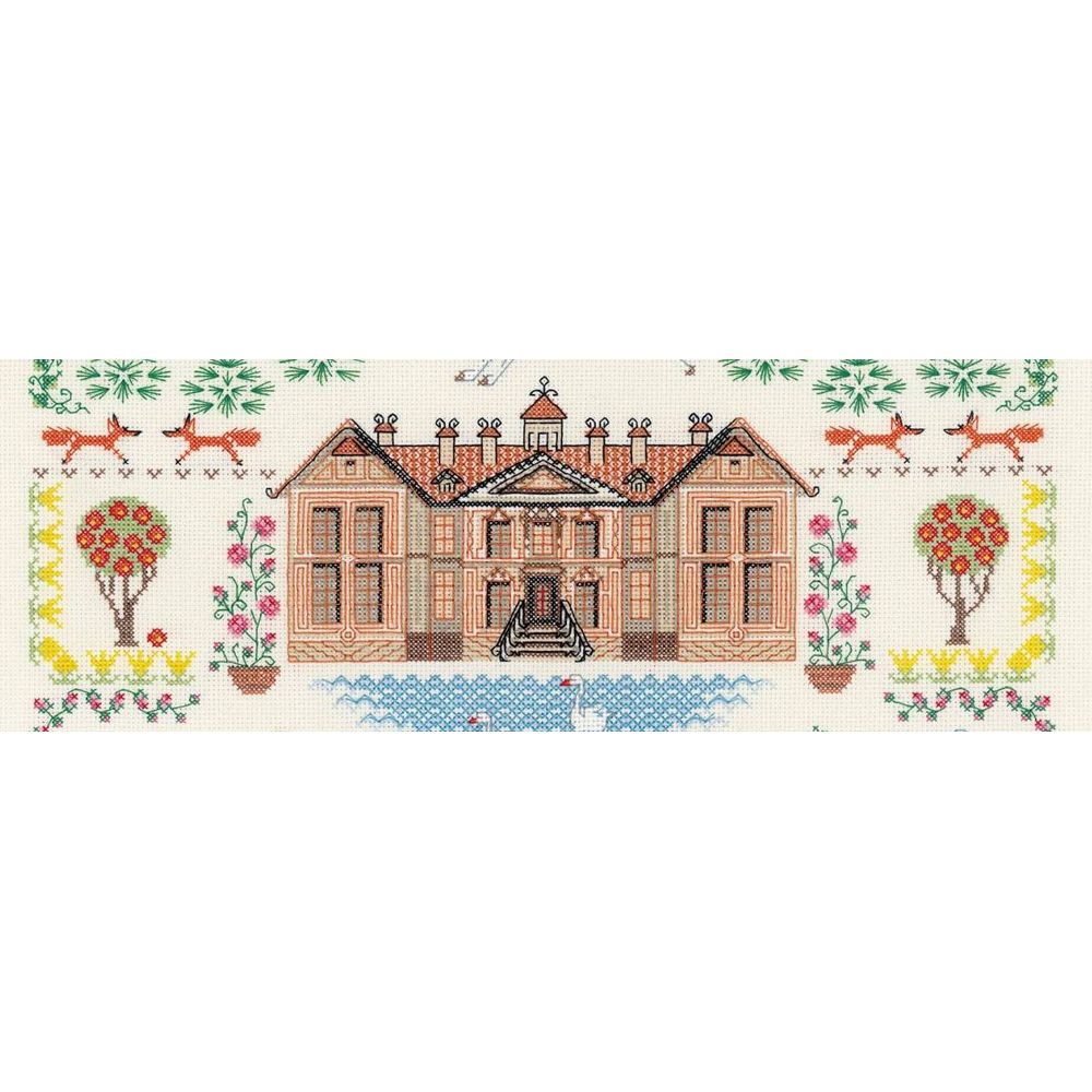 Partenariat Riolis & Aine x Maison du – Broderie Point de Croix, Perles & Supports à Broder
