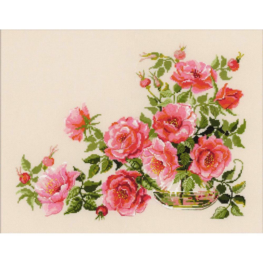 Roses rose - 100-032 - RIOLIS