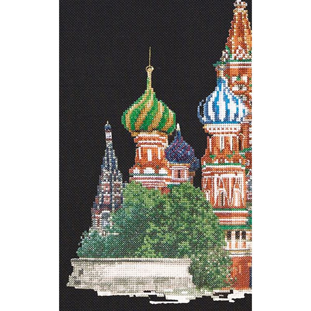 Thea Gouverneur 513-05  kit point de croix compté  Cathédrale St Basile de Moscou  3