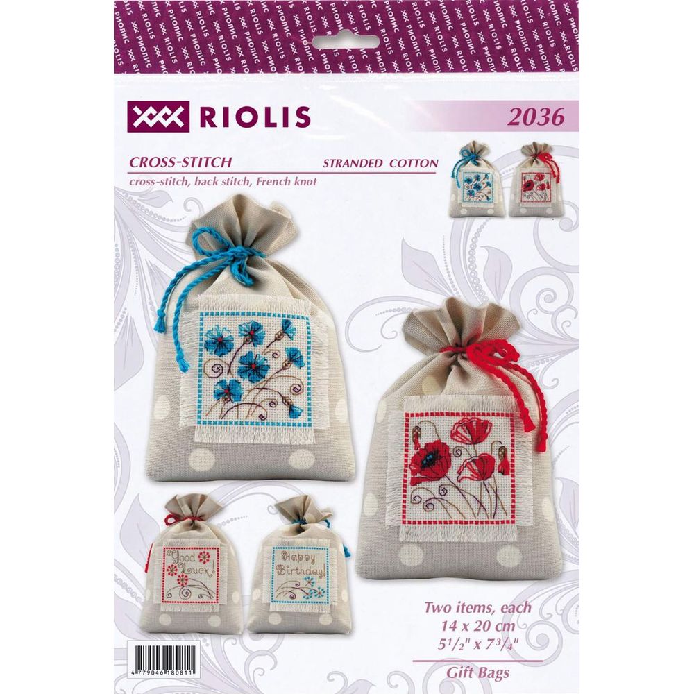 Riolis 2036  kit point de croix compté  Des sacs-cadeaux 1