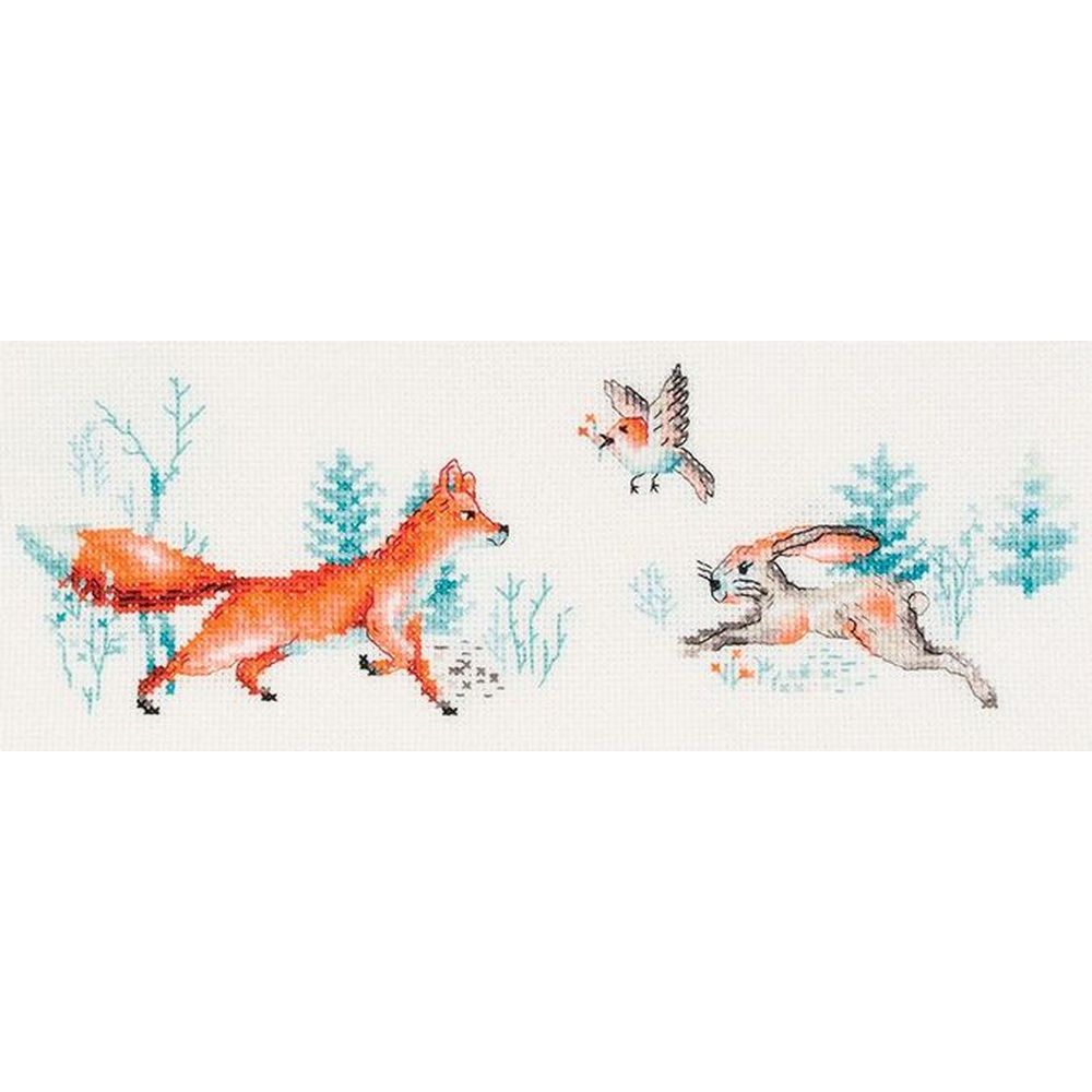 Amis de la forêt  DSB008 lin  Dutch Stitch Brothers