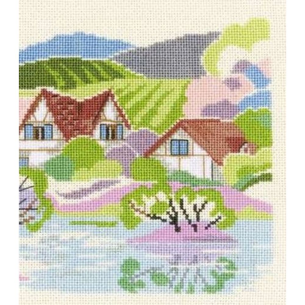 Kit Broderie Riolis 1136 Chérubin - Point De Croix Compté