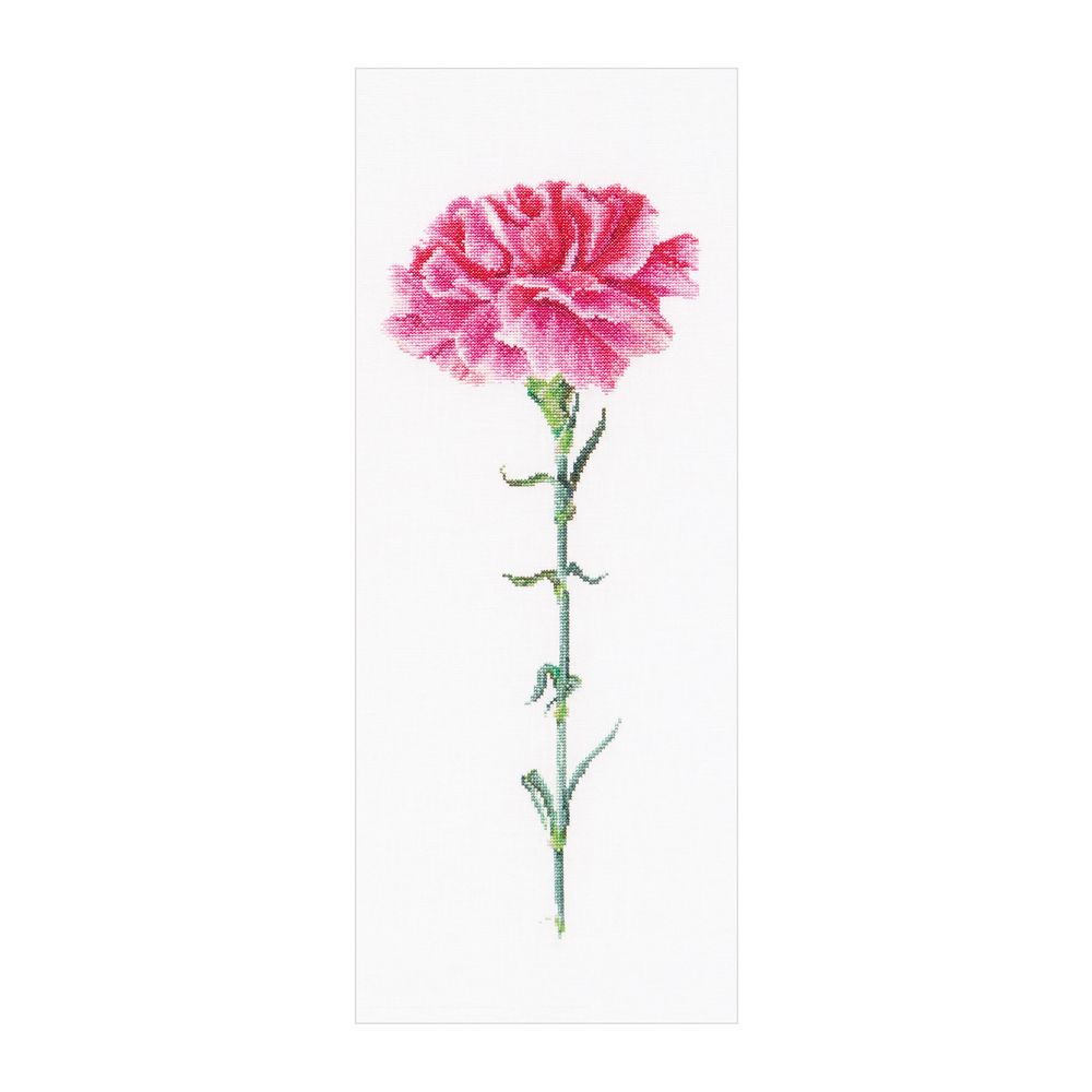 Oeillet rose - Carnation pink - 467 Aida - Thea Gouverneur