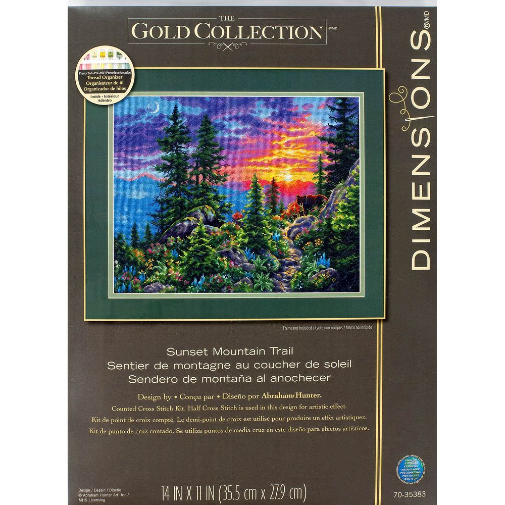 DIMENSIONS 70-35383 kit point croix compté Paysage 1