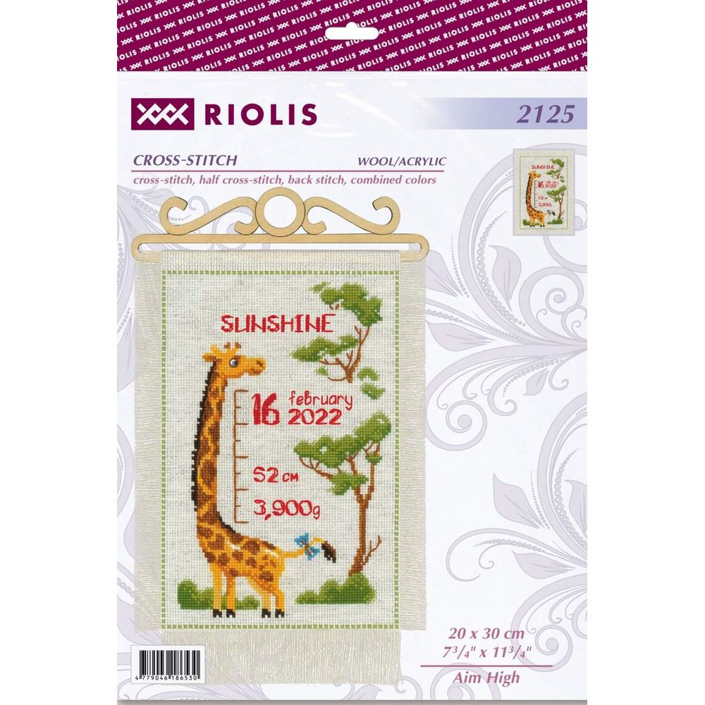Riolis 2125  kit point croix compté  Vise haut 1