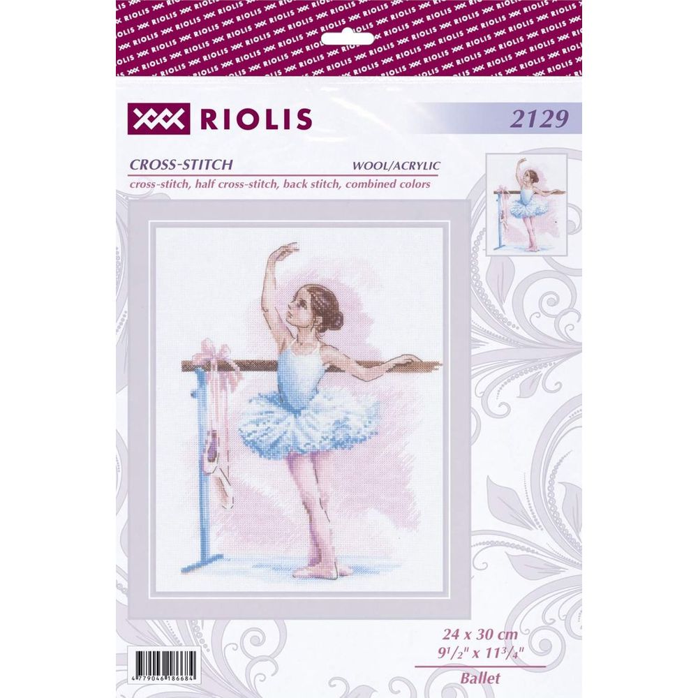 Riolis 2129  kit point croix compté  Ballet 1