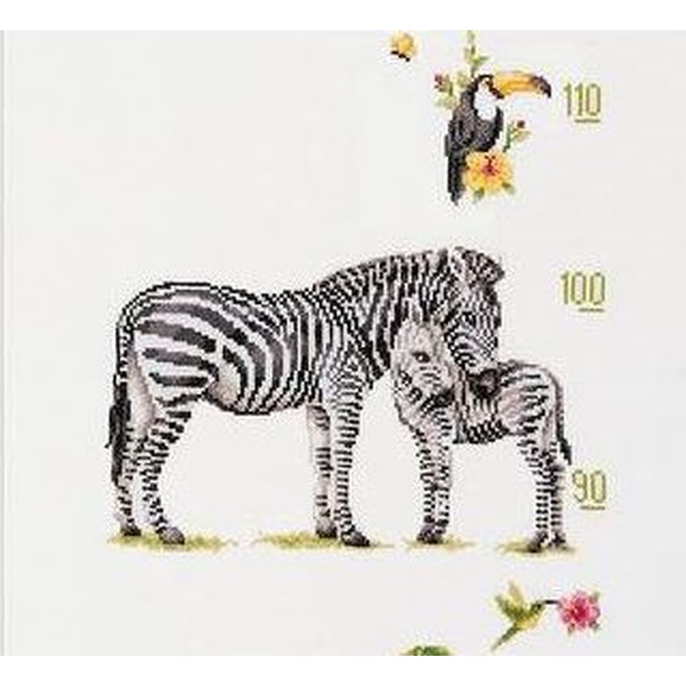 Dutch Stitch Brothers  DSB002  toise de naissance Safari  kit point de croix compté  4