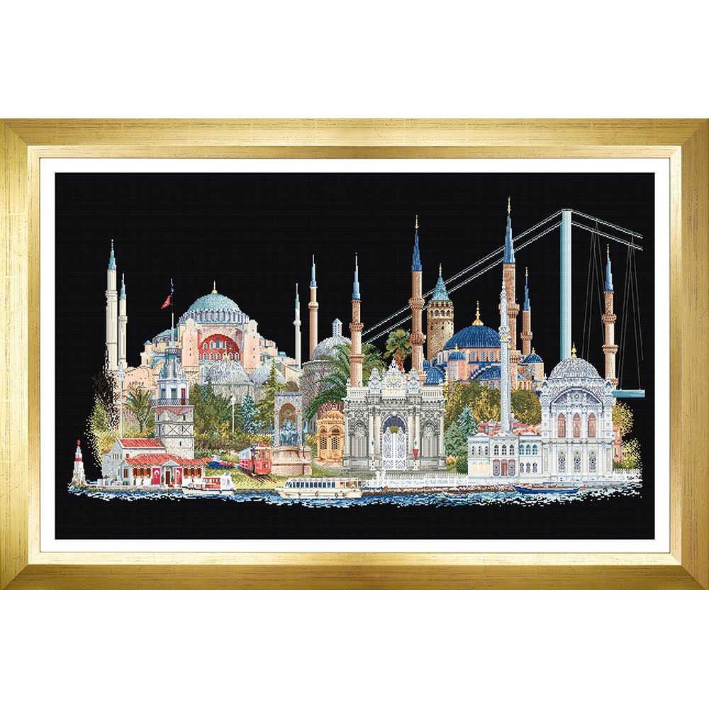 Thea Gouverneur 479 -05  kit point de croix compté  Istanbul  1