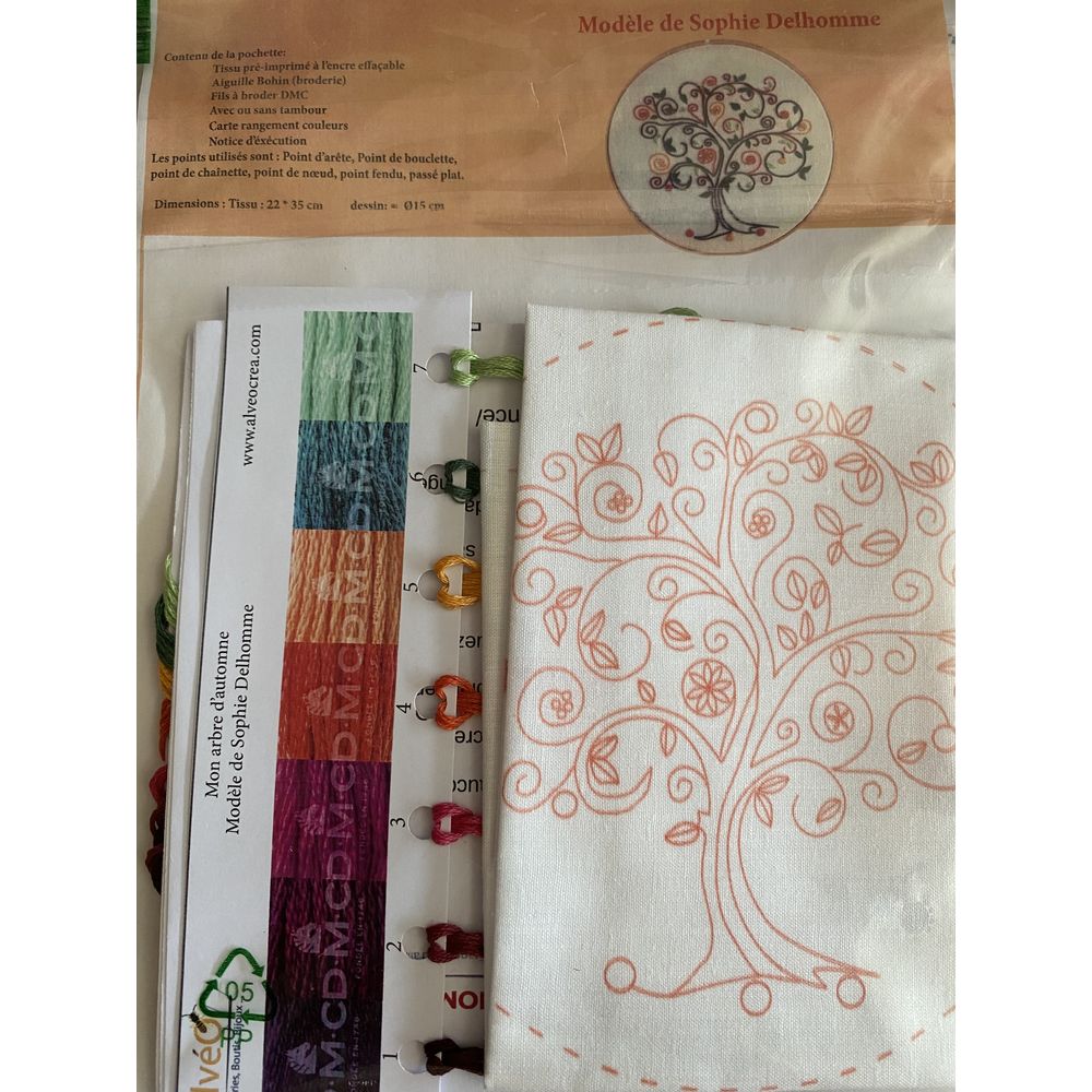 kit de broderie  Traditionnelle  Alvéo 15210  Arbre de vie Automne   4